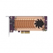 QNAP Dual M.2 PCIe SSD Erweiterung PCIe Gen2 x4 foto1